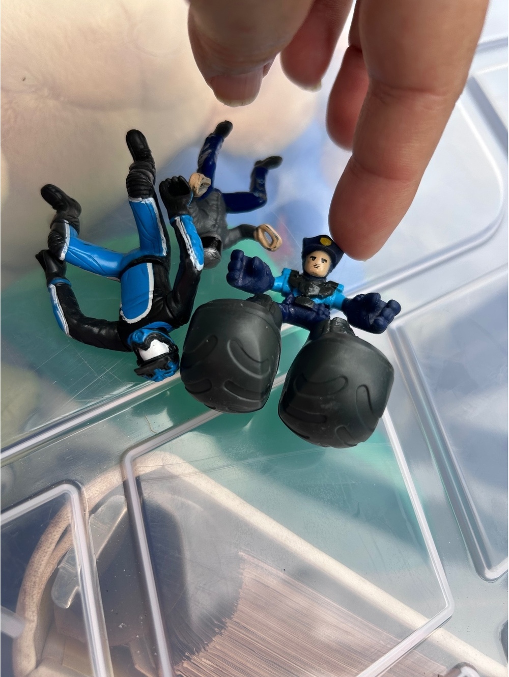 Lot of 3 Mini Action Figures